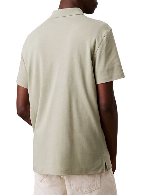 Polo verde in cotone Calvin Klein | LV04LB276GLRT